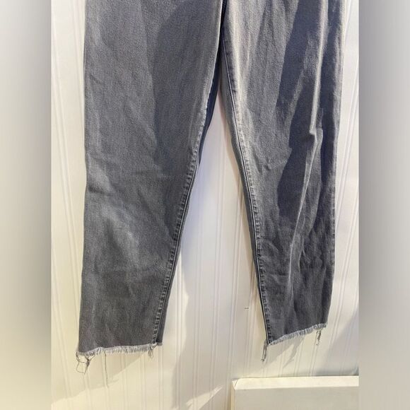 J Brand Women's Black Denim Jeans Sz 29 Raw Hem - Picture 3 of 7